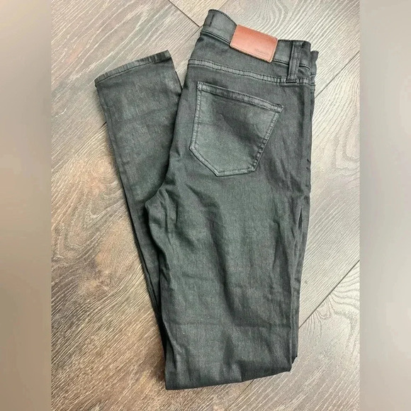 Madewell Skinny Skinny Ankle Jeans Size 27 Mid Rise Denim Washed Black - Picture 1 of 7
